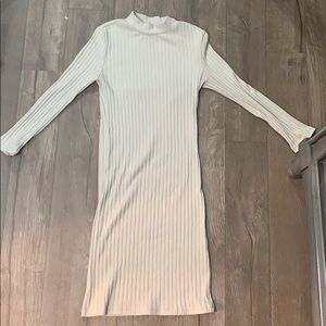 Forever21 beige long sleeve dress